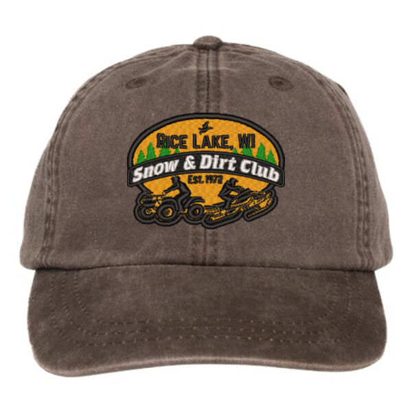 Adams Headwear Optimum Pigment-Dyed Dad Hat - Embroidered Logo Thumbnail