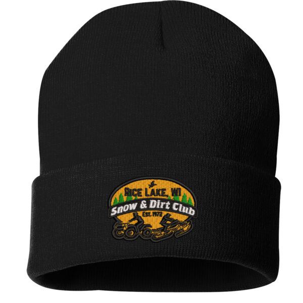 Sportsman - 12" Knit Beanie - Embroidered Logo Thumbnail