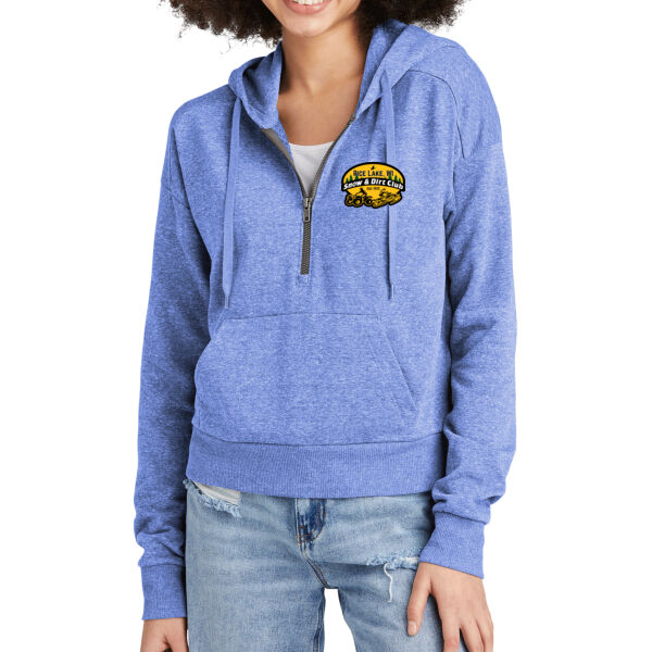 District® Women’s Perfect Tri® Fleece 1/2-Zip Pullover - Printed Logo Thumbnail