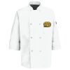 Eight Pearl Button Chef Coat with Thermometer Pocket Thumbnail