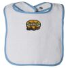 Infant Contrast Trim Terry Bib Thumbnail
