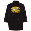 Ten Pearl Button Black Chef Coat Thumbnail