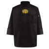 Black Knot Button Chef Coat Thumbnail